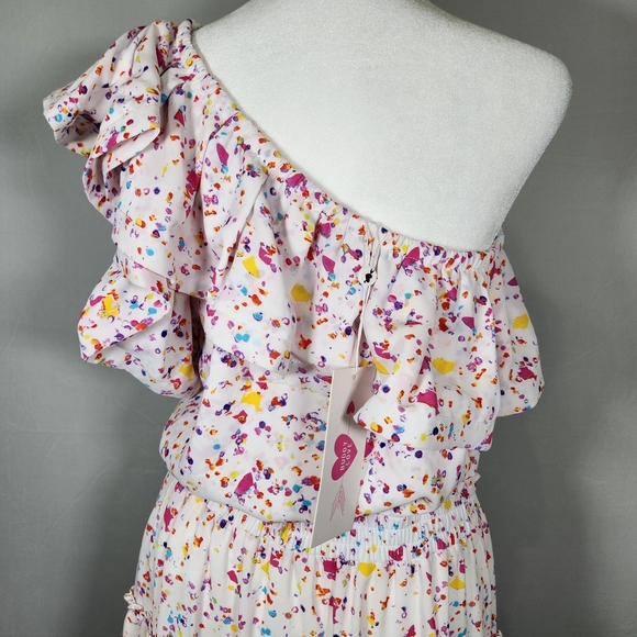 NWT Buddy Love One-Shoulder Confetti Dress - Picture 8 of 12